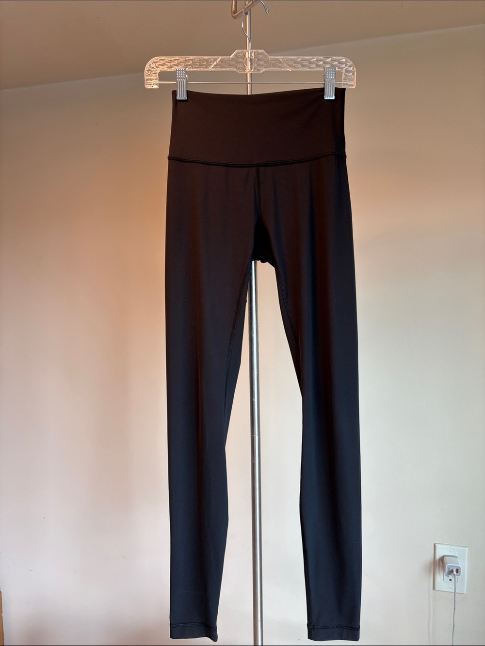 High-Rise Black Active Leggings 28” size 0